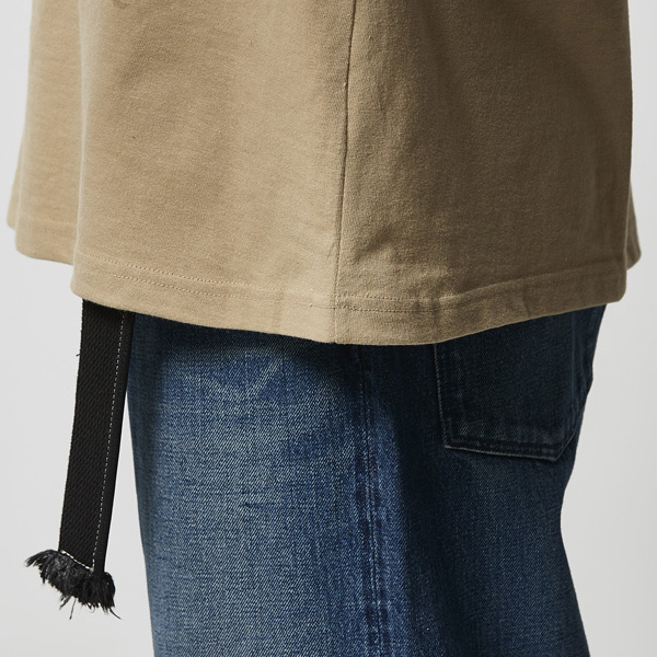 Tシャツの横割りと丸胴